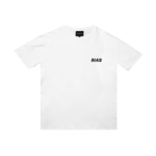 【Hot】HH THE BIAS CLUB BIAS BASIC LOGO _____ thebiasclub เสื้อยืดผ้าฝ้าย