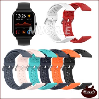 🔥พร้อมส่ง!!🔥 สาย Amazfit GTS 2mini สาย สายนาฬิกาข้อมือซิลิโคน for  Amazfit GTS 4 mini Amazfit GTS 2E Amazfit GTS2 mini อุปกรณ์เสริมสมาร์ทวอทช์ สาย Amazfit GTS 2 สาย สายนาฬิก