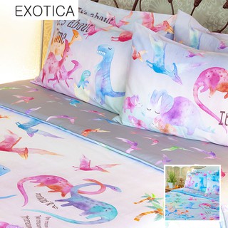 EXOTICA ปลอกผ้านวม ลาย Its About Time ขนาด 100”x90” (สำหรับเตียง 6 หรือ 5 ฟุต), 70”x90” (สำหรับเตียง 3.5 ฟุต)