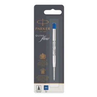 [ของแท้] ไส้ปากกา Parker ลูกลื่น Quik Flow M/F สีน้ำเงิน