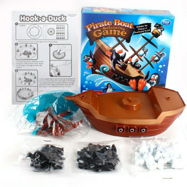 Boat Pirates Game เกมส์เพนกวินทรงตัว เพนกวินเรือโจรสลัด เพนกวินเมาเรือ พร้อมส่งกดสั่งได้เลยค่ะ