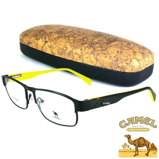 CAMEL รุ่น CA-12742 สีดำตัดเหลือง new style กรอบเต็ม(ขาสปริง)