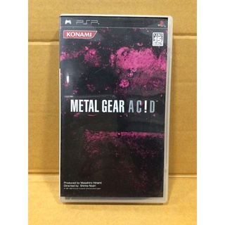 แผ่นแท้ [PSP] Metal Gear Acid (ULJM-05001 | 08001) AC!D