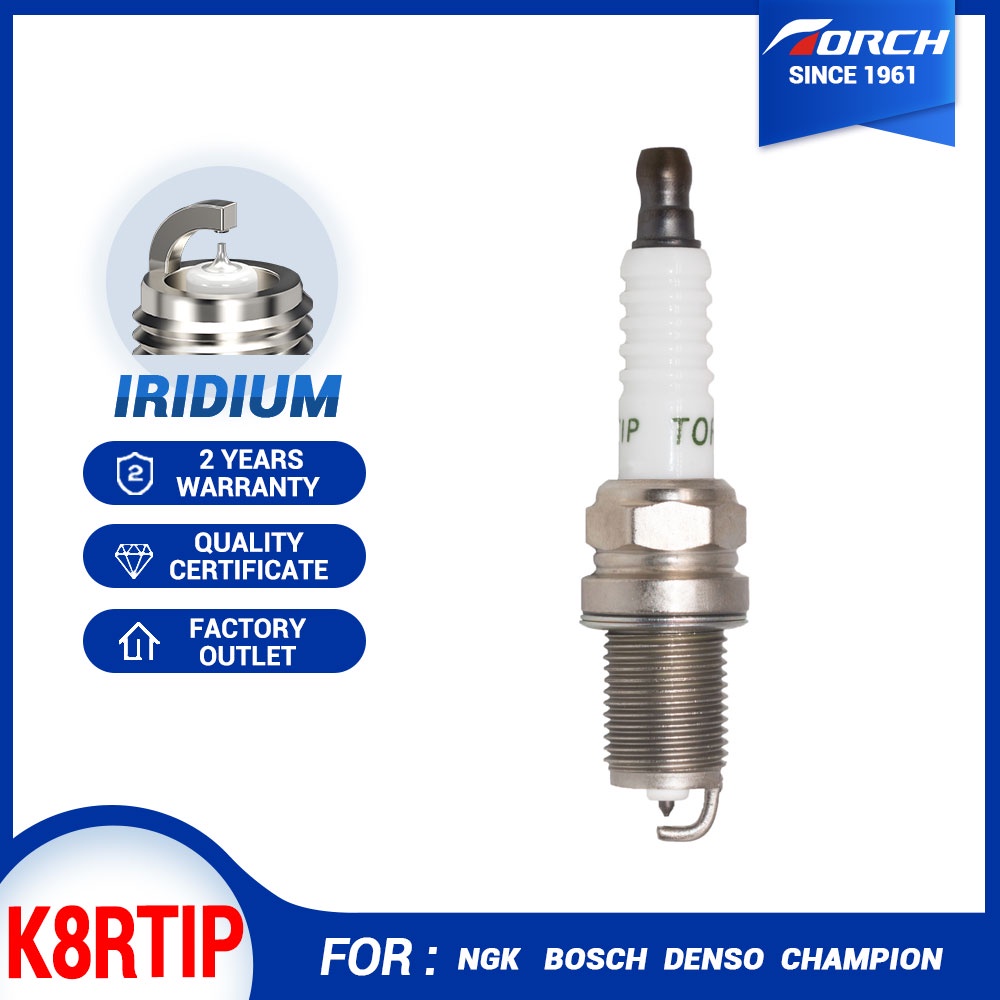 NGK PFR8S8EG เปลี่ยน Iridium Platinum ไฟฉาย K8RTIP สําหรับ VOLKSWAGEN CC LUXURY 2009-2011 2.0L/1984c