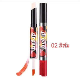 exp.1/10/23  มิสทิน ดรีม ลิป แอนด์ ทินท์ No.02 สีส้ม 4.7ก. ลิปทินท์