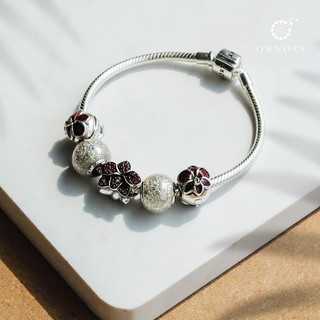 Bracelet with Brilliant Orchid