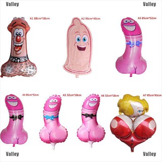 【Valley】Inflatable cute aluminum balloon bachelorette party hen night party balloons