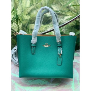 กระเป๋า Coach Mollie tote 25 สีเขียว