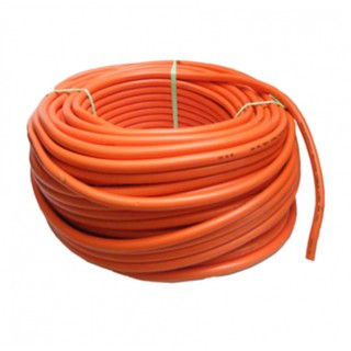 สายเชื่อมยางสีส้ม ขนาด 35 sq.mm. 0.14 มม/1000 เส้น ตัดตามความต้องการของลูกค้า
