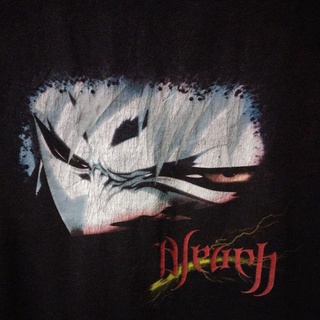 เสื้อยืดมือสอง Vintage Usa การ์ตูนญี่ปุ่น อนิเมะ Bleach งานยุโรปหายาก  Size M.อก19/ยาว25