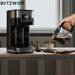 Blitzwolf BW-CMM1 เครื่องชงกาแฟดริป ตั้งเวลาได้ ตะกร้ากรอง ถอดได้ ป้องกันการหยด 30 วินาที ปิดอัตโนมัติ