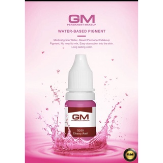 สีสักปาก GM สีคุณภาพมาตรฐาน,สีออแกนิค