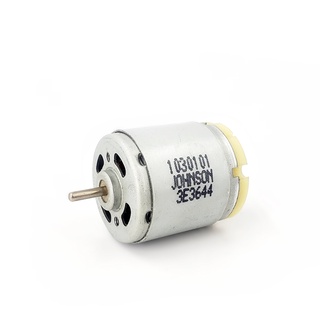 ใหม่ JOHNSON มอเตอร์แปรงถ่าน แม่เหล็ก ความเร็วสูง ทรงกลม 32 * 47 มม. 360 Micro DC 6V-12V 3,0000RPM