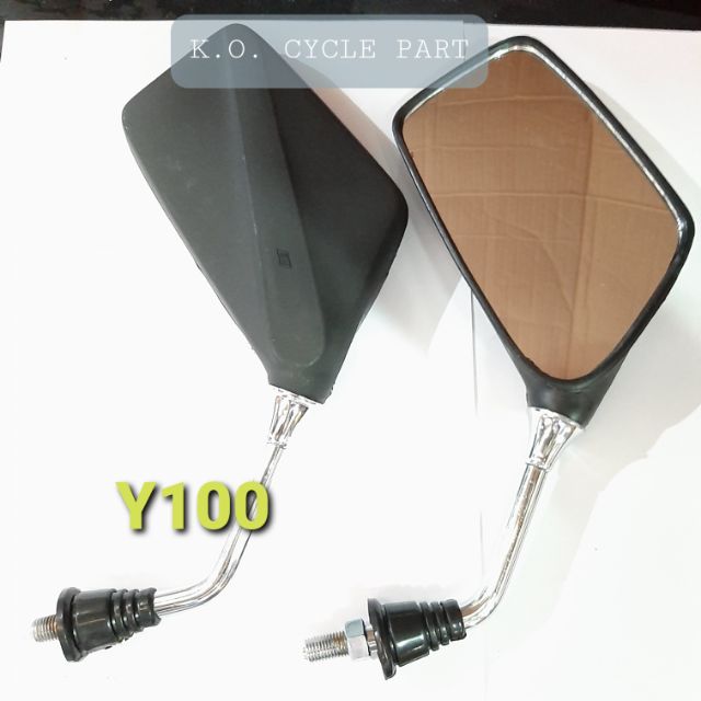 กระจก Y100 RXS Mate100 ทรงเหลี่ยม - Yamaha