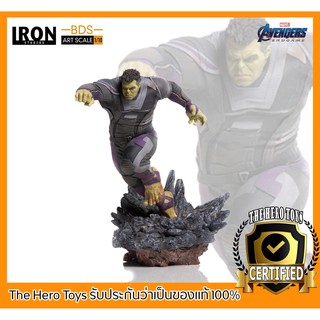 ฟิกเกอร์มาเวลลิขสิทธิ์ของแท้ BDS Art Scale 1/10 Hulk (Deluxe) - เรซิ่นฮัค ไอรอนสตูดิโอ