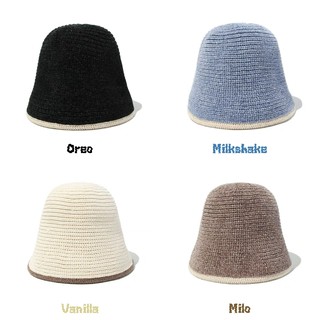 hatonhead.store knit bucket หมวกบักเก็ตไหมพรมถัก