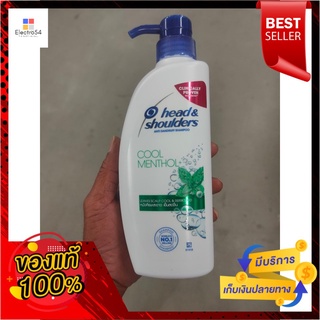 เฮดแอนด์โชว์เดอร์ แชมพู สูตรคูลเมนทอล 410 มล.Head and Shoulders Shampoo Cool Menthol Formula 410 ml.