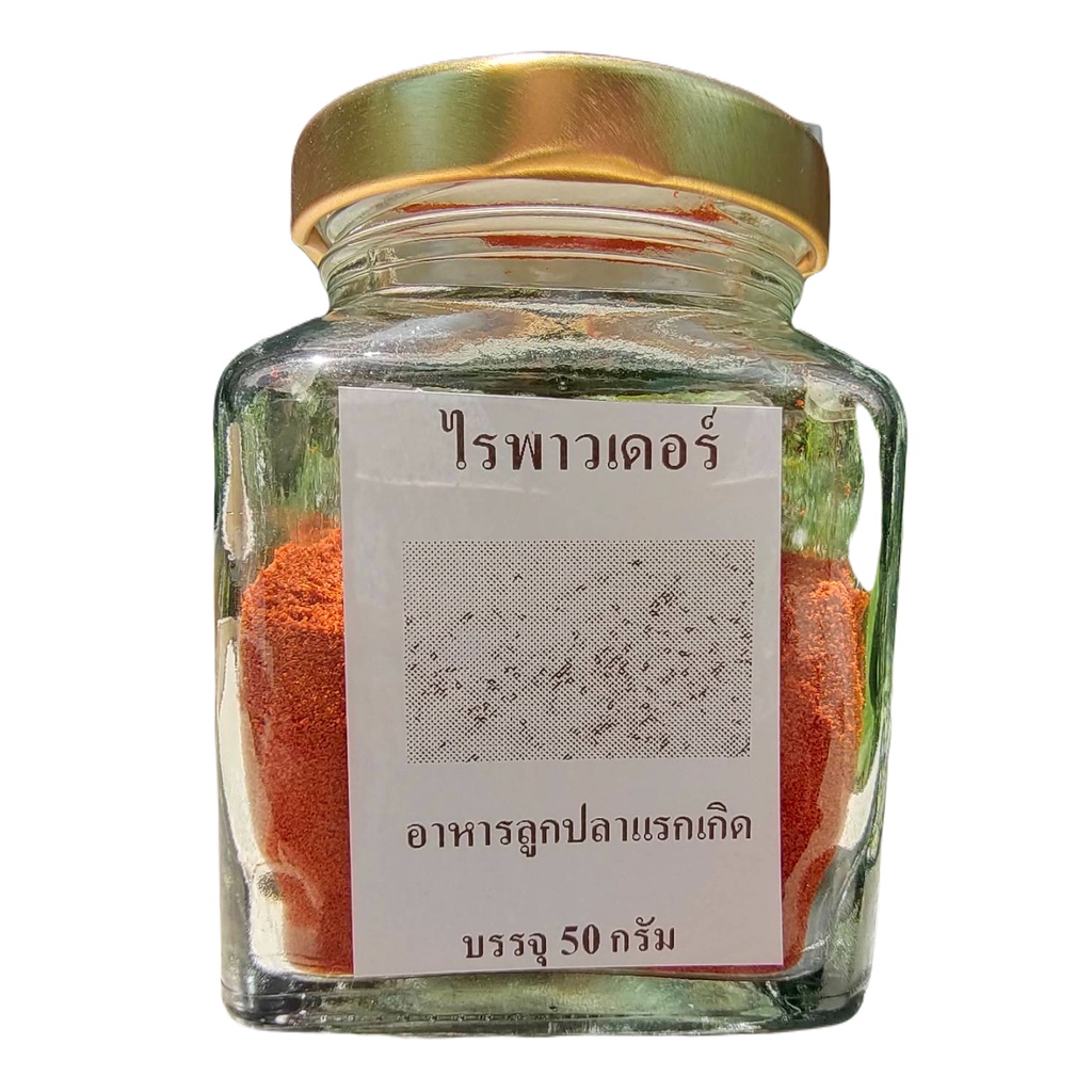 อาหารปลาแรกเกิด ไรพาวเดอร์ อาหารลูกปลาแรกเกิด กินดี รอดเยอะ