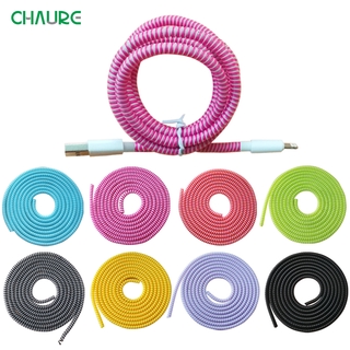 ♔P&amp;M♚ 1.4M USB Data Charging Line Cable Organizer Protector Rope Cable Protection Cable Winder