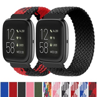 สายนาฬิกาข้อมือไนล่อนสําหรับ Fitbit Versa 2 / Versa / Versa Lite