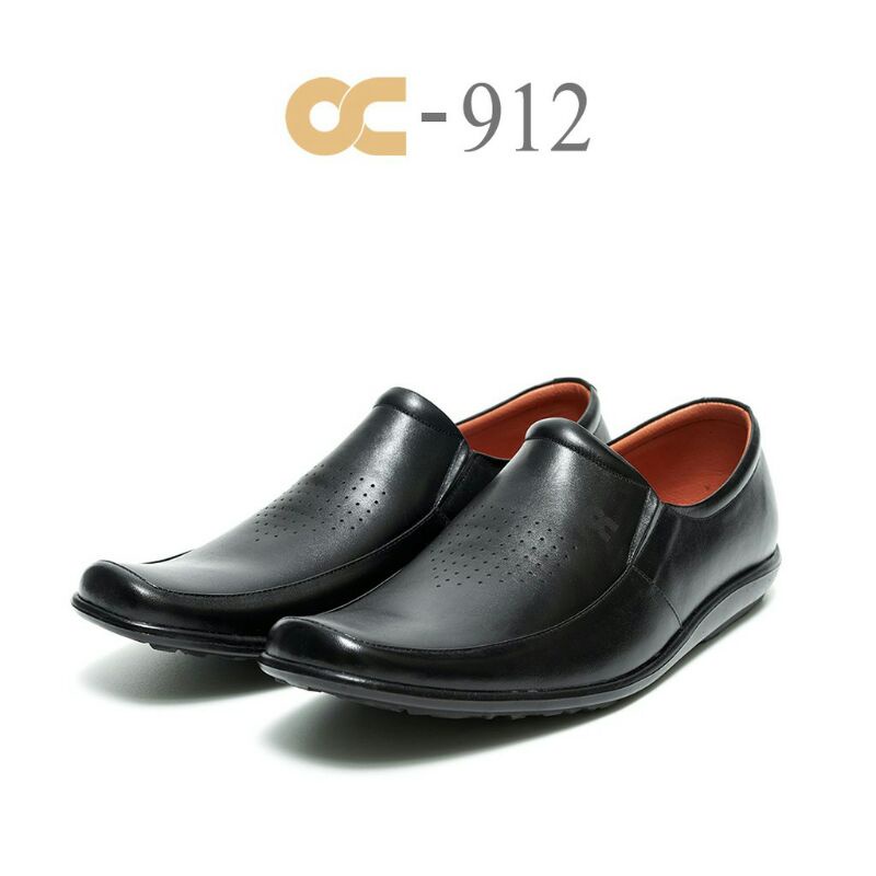 รองเท้า OC 912 ใหม่ล่าสุด หนังแท้ SLIP ON รุ่นสวมใส่สบายและพิมพ์ลายPORMAL สําหรับ EVENTS