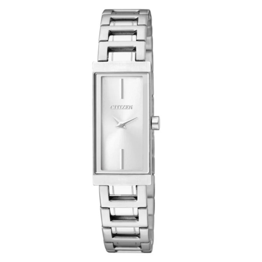 CITIZEN Quartz Lady Watch Stainless Strap รุ่น EZ6330-51A - Silver/White