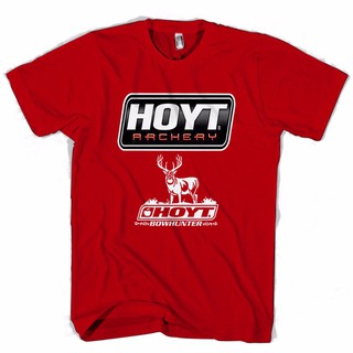 เสื้อยืดโอเวอร์ไซส์เสื้อยืดผ้าฝ้าย hoyt bowhunter สำหรับผู้ชายS-3XL