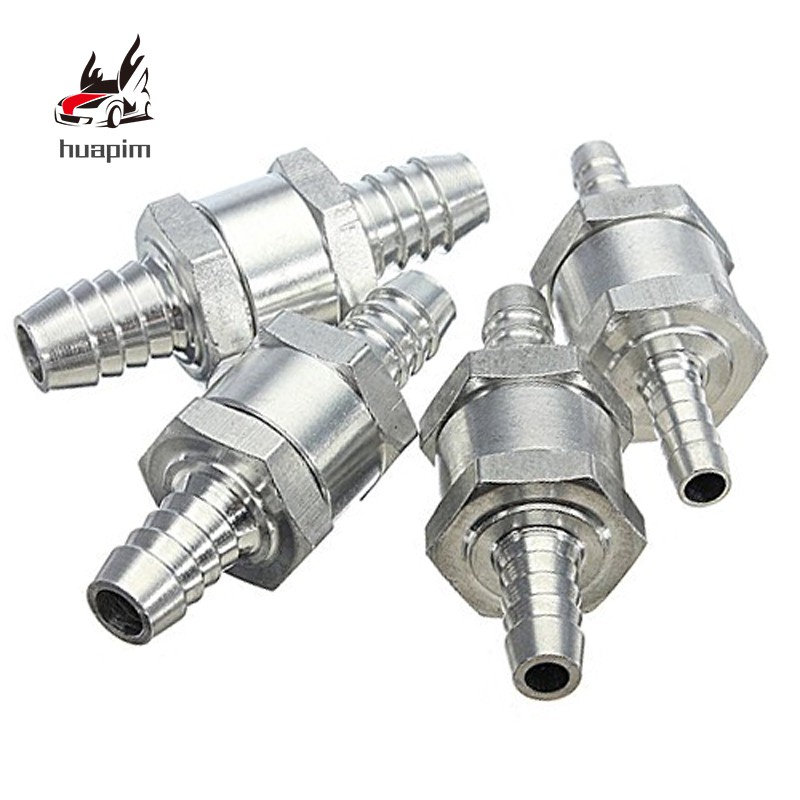 Aluminium Alloy 6/8/10/12mm Fuel Non Return One Way Check Valve Petrol