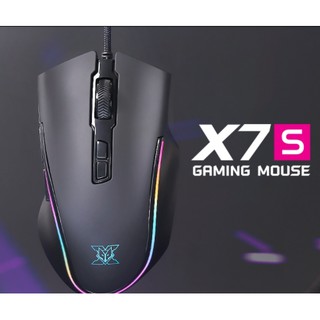 Nubwo X7s RGB Gaming Mouse เมาส์เกมมิ่ง รวดเร็วแม่นยำ ปรับแต่งแสง RGB ได้ ปรับ DPI ได้ 800-7200 รับประกันสินค้า 2 ปี