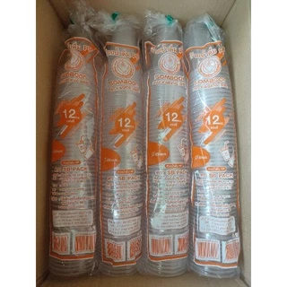แก้วน้ำพลาสติก ตรา SB ขนาด 10 ออนซ์ / 12 ออนซ์ ปาก 85 ลอนใส (ยกลัง)