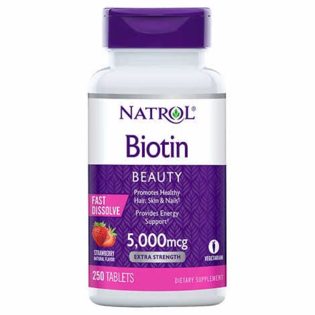 (พร้อมส่ง) Natrol Biotin 5000 mcg. 🇺🇸