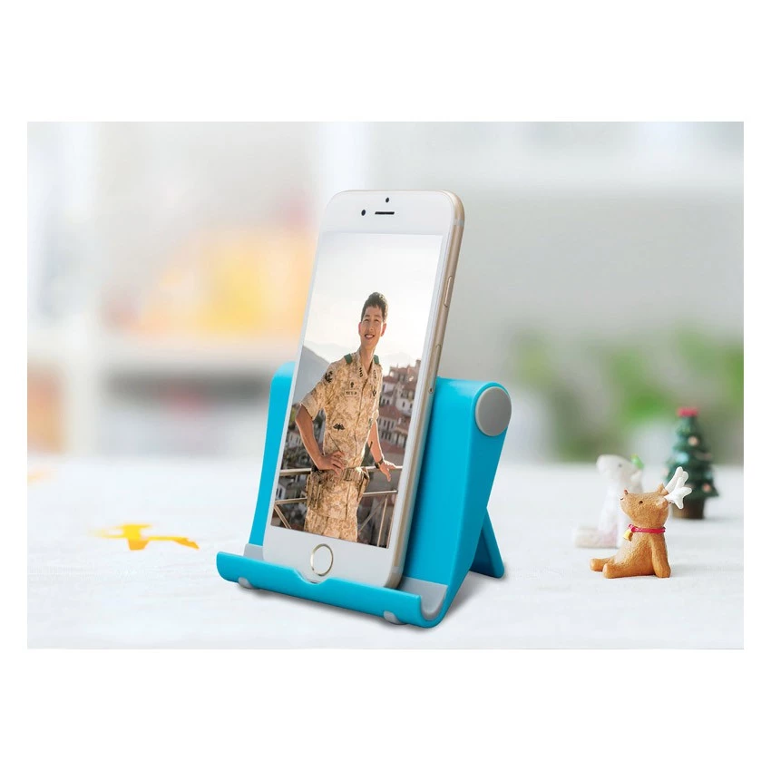 UNIVERSAL STENTS smart phone stand ที่วางมือถือ บนโต๊ะสำหรับโทรศัพท์มือถือทุกรุ่น พกพา ปรับได้ พับได้* thumbnail 6