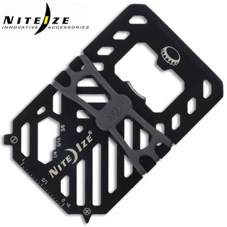 การ์ดเครื่องมือเอนกประสงค์แบบพกพา Nite Ize Financial Tool Multi Tool Wallet ( 7 in 1 ) สีดำ