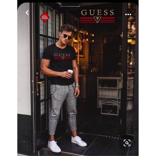 guess เสื้อยืดแขนสั้น