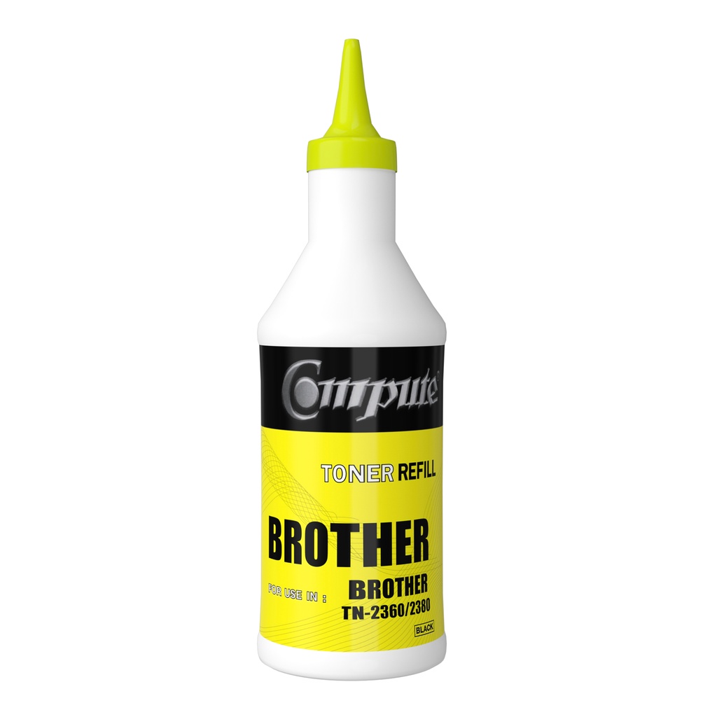 ผงหมึกเติมคอมพิวท์ BROTHER TN2360 / TN2380 (Refill Toner) เครื่องพิมพ์ที่รองรับ HL-L2300D, HL-L2305D