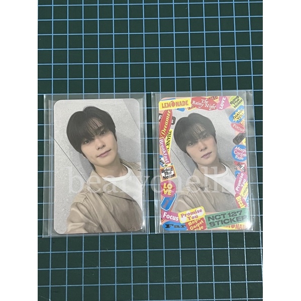 BOOKED Photocard Jaehyun NCT127 Bene Mumo Sticker R1 Official
