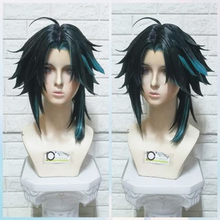 xiao​ wig cosplay​ Genshin​ impact(set order)​