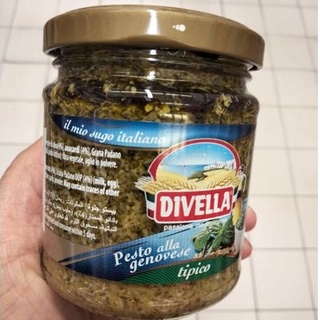 Divella Pesto Alla Genovese เพสโต้ซอส ผสมโหระพา สำหรับผัด 190g.