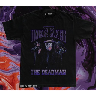 Undertaker WWE WWF The Deadman เสื้อยืด โอเวอร์ไซซ์ สไตล์วินเทจ