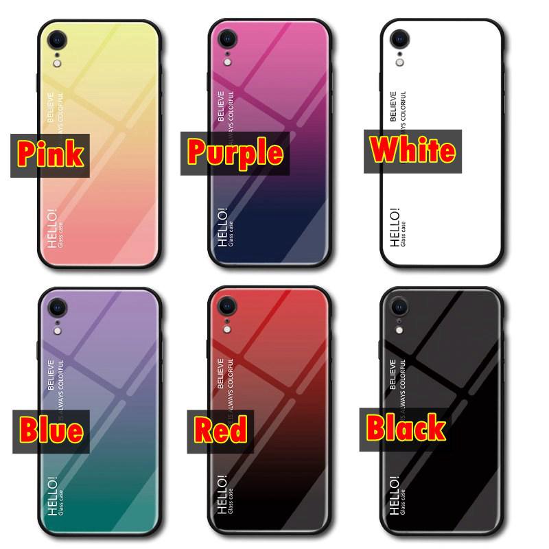 OPPO F1 Plus,R9,R9S,R9 Plus,F3 Plus,R9S Plus,F11 Pro Gradient Tempered Glass Phone Case