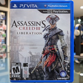 (ภาษาอังกฤษ) มือ2 PS Vita Assassins Creed III Liberation แผ่นPSVITA เกมPSVITA มือสอง (Assassin Creed 3 Lady Liberty)