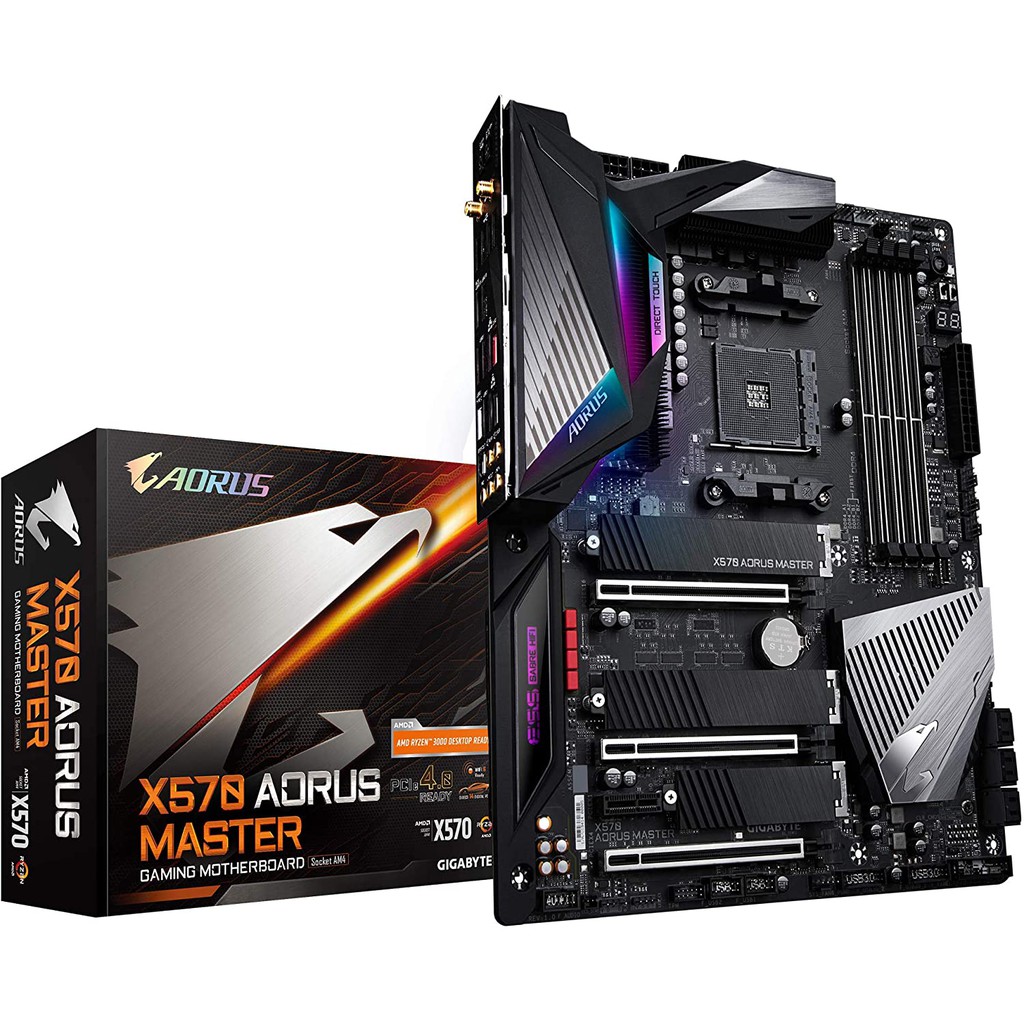 GIGABYTE X570 AORUS Master (Rev1.2) RGB Fusion 2.0/3xM.2 ThermalGuard/Gaming Motherboard