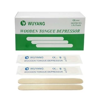 ไม้กดลิ้น Sterile ปราศจากเชื้อ จำนวน 1 กล่อง บรรจุ 100 ชิ้น 18703