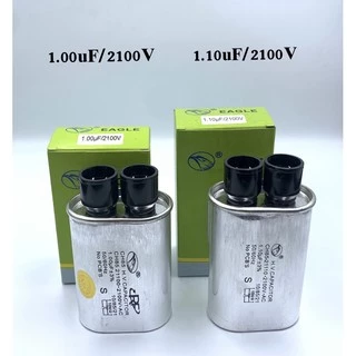 คาปาซิเตอร์ ไมโครเวฟ 0.85-1.10uf คอนเดนเซอร์ ไมโครเวฟ (ขั้วขาใหญ่ 6mm.)