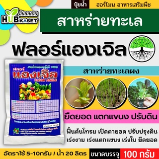 ฟลอร์แองเจิล 100กรัม (สาหร่ายทะเลสกัด) เร่งราก ยืดยอด แตกแขนง