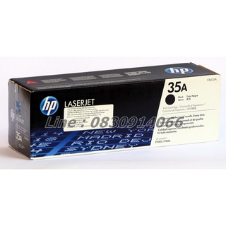 HP CB435A ประกันศูนย์ 100 เปอร์เซ็น หมึกแท้  HP Laser Jet 35a สำหรับเครื่องพิมพ์ ปริ้นเตอร์ P1005 P1006