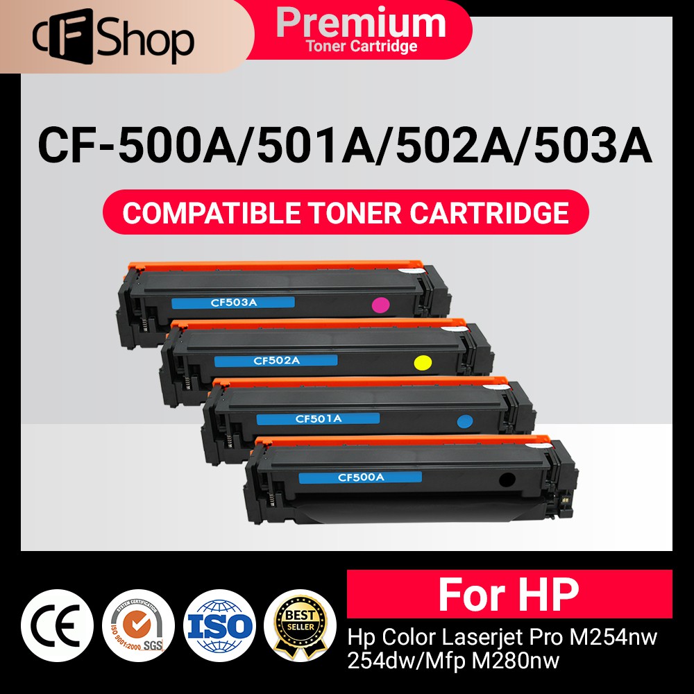 CF500A/CF501A/CF502A/CF503A/500A/501A/502A/503A/CF500/CF501/CF502/CF503/HP 202A For M254/M280/M281