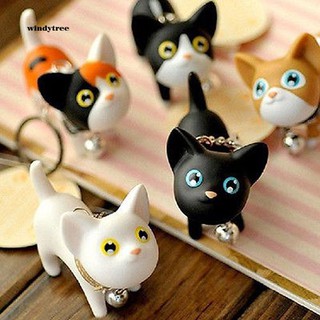 WDTE_Cute Cat Kitten HandBags Pendant Ornament Toy Key Chain Keyring