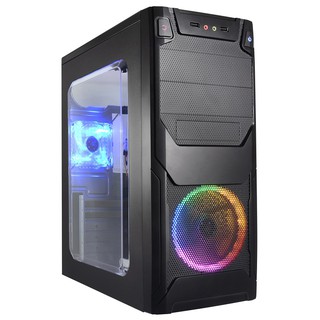 VENUZ ATX Computer Case VC302 ไฟ RGB สวยๆพัดลมRGB 1ตัวประกัน 1ปี แท้