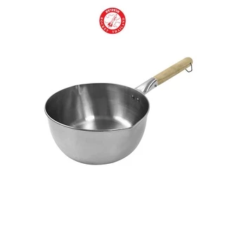 Rocket (ตราจรวด) หม้อด้าม ญี่ปุ่น ขนาด 20 ซม. (ด้ามไม้) Japanese Sauce Pan (Wooden Handle)